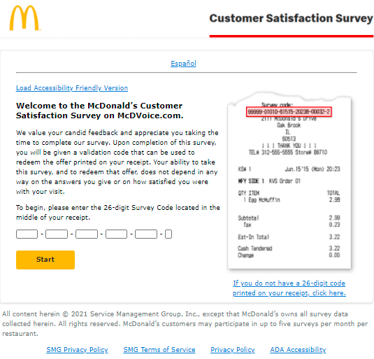 McDVOICE-Survey-Homepage-at-www.mcdvoice.com