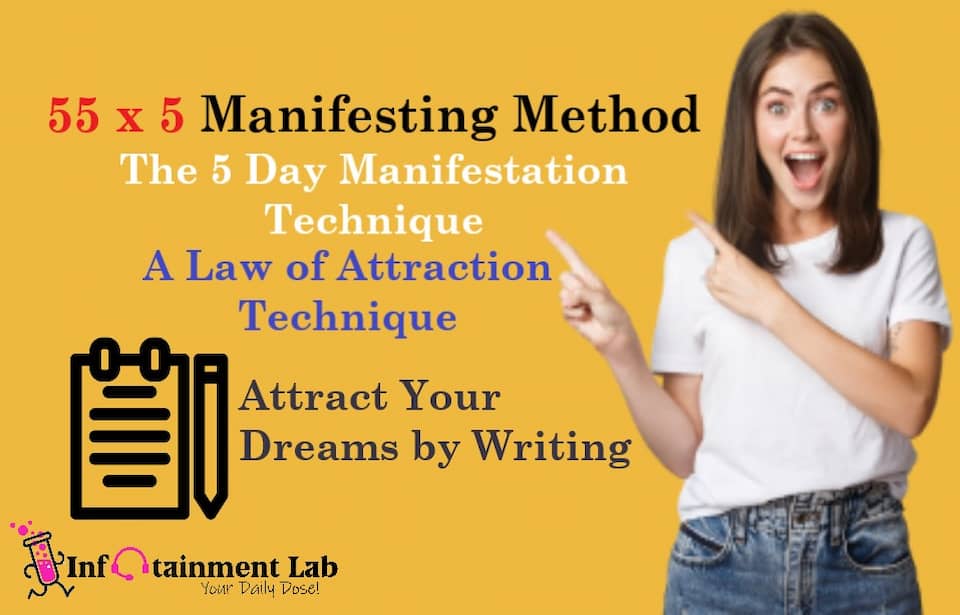 Law of Attraction Technique - The 55 x 5 Manifesting Method