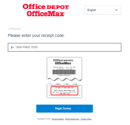 Office-Depot-Survey-Homepage-at-Survey.officedepot.com