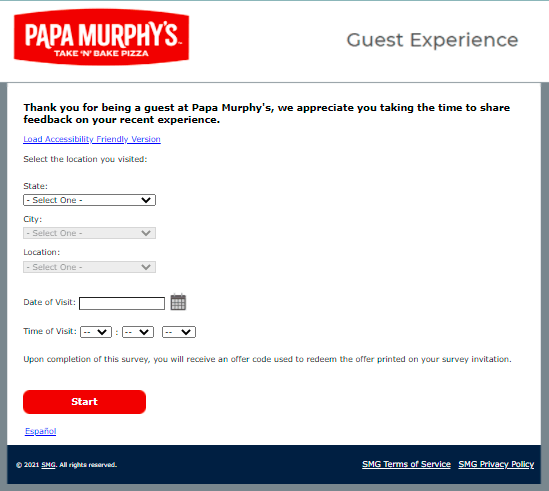 Papa-Murphys-Survey-Homepage-at-www.papasurvey.com