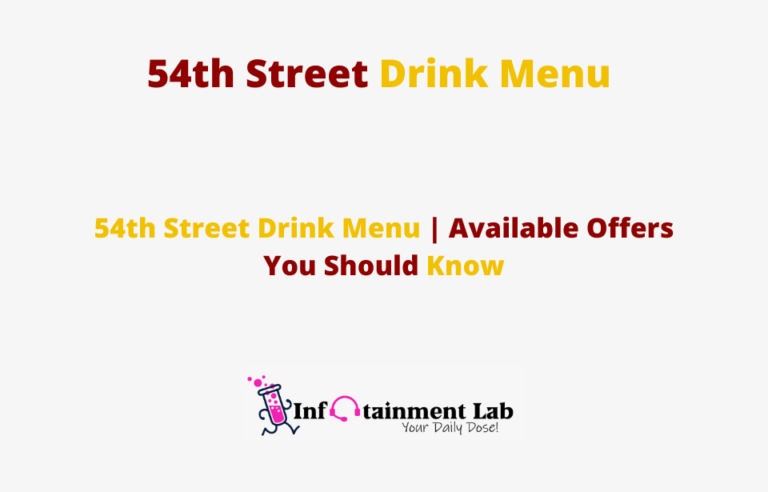 54th street happy hour menu